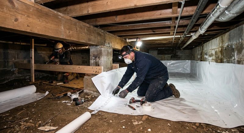 Crawl Space Mold Remediation